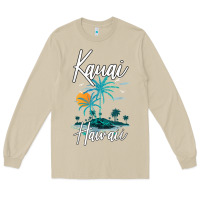 Mushroom family vacation retro sunset hawaii kauai t shirt Long Sleeve Tee - linhVisuals