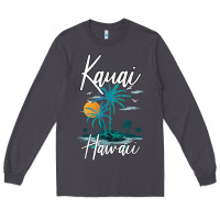 Smoke family vacation retro sunset hawaii kauai t shirt Long Sleeve Tee - linhVisuals