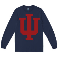 Navy indiana gifts Long Sleeve Tee - linhVisuals