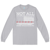 Moon Dust nurses not all superheroes wear caps some wear scrubs nurse supportive Long Sleeve Tee - linhVisuals