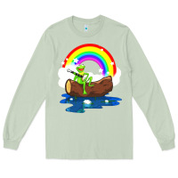 Matcha the rainbow connection Long Sleeve Tee - linhVisuals