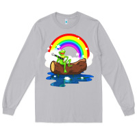Moon Dust the rainbow connection Long Sleeve Tee - linhVisuals
