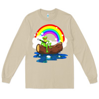 Mushroom the rainbow connection Long Sleeve Tee - linhVisuals