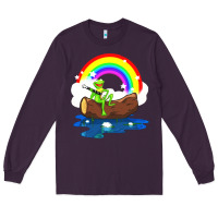Plum the rainbow connection Long Sleeve Tee - linhVisuals
