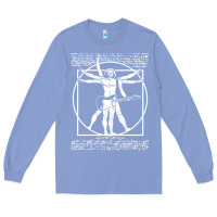 Colony Blue man playing the guitar Long Sleeve Tee - linhVisuals