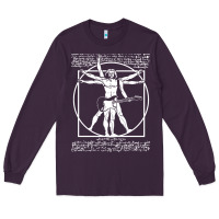 Plum man playing the guitar Long Sleeve Tee - linhVisuals