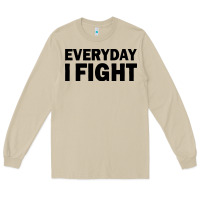 Mushroom everyday i fight Long Sleeve Tee - linhVisuals
