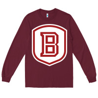 Burgundy Bradley University Athletics Long Sleeve Tee - linhVisuals