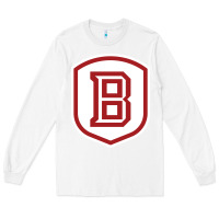 White Bradley University Athletics Long Sleeve Tee - linhVisuals