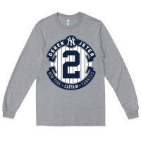 Heather Grey derek jeter Long Sleeve Tee - linhVisuals