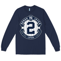 Navy derek jeter Long Sleeve Tee - linhVisuals