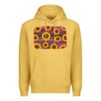 Antique Gold cinco de mayo sunflower background Premium Hoodie - Artiststas