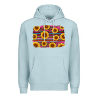 Blue Mist cinco de mayo sunflower background Premium Hoodie - Artiststas