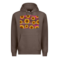 Coffee cinco de mayo sunflower background Premium Hoodie - Artiststas