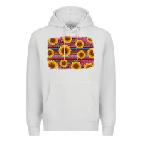 Dove Grey cinco de mayo sunflower background Premium Hoodie - Artiststas
