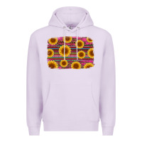 Lilac cinco de mayo sunflower background Premium Hoodie - Artiststas