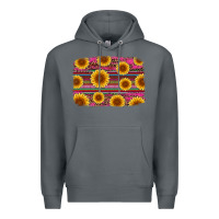 Rock cinco de mayo sunflower background Premium Hoodie - Artiststas