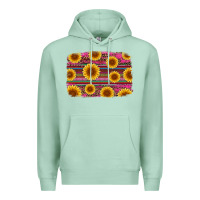Seafoam cinco de mayo sunflower background Premium Hoodie - Artiststas