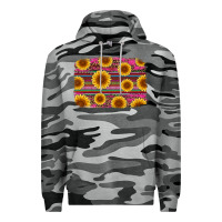 Slate Camo cinco de mayo sunflower background Premium Hoodie - Artiststas