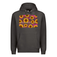 Smoke cinco de mayo sunflower background Premium Hoodie - Artiststas