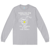 Moon Dust military mr grenade is not our friend Long Sleeve Tee - linhVisuals