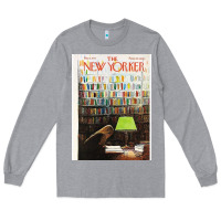 Heather Grey the new yorker 1973 Long Sleeve Tee - linhVisuals