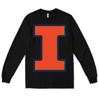 Black Illinois fighting illini, University of Illinois, UIUC, Geari Long Sleeve Tee - linhVisuals