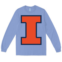 Colony Blue Illinois fighting illini, University of Illinois, UIUC, Geari Long Sleeve Tee - linhVisuals