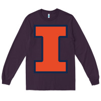 Plum Illinois fighting illini, University of Illinois, UIUC, Geari Long Sleeve Tee - linhVisuals