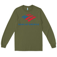 Army Green bank of america  company Long Sleeve Tee - linhVisuals