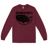 Burgundy bridges death stranding Long Sleeve Tee - linhVisuals