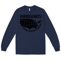 Navy bridges death stranding Long Sleeve Tee - linhVisuals