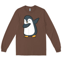 Chestnut penguin dabbing funny Long Sleeve Tee - linhVisuals