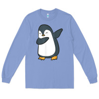 Colony Blue penguin dabbing funny Long Sleeve Tee - linhVisuals