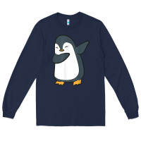 Penguin Dabbing Funny Long Sleeve Tee | Teevron