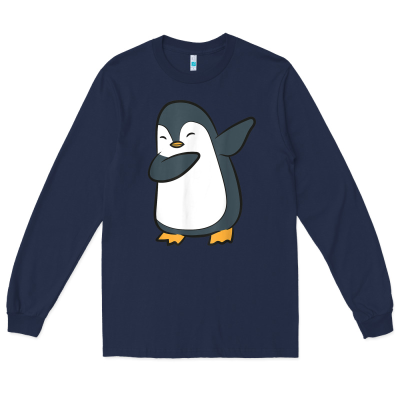 Penguin Dabbing Funny Long Sleeve Tee by linhVisuals | Teevron