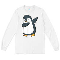 White penguin dabbing funny Long Sleeve Tee - linhVisuals