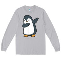 Moon Dust penguin dabbing funny Long Sleeve Tee - linhVisuals
