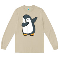 Mushroom penguin dabbing funny Long Sleeve Tee - linhVisuals