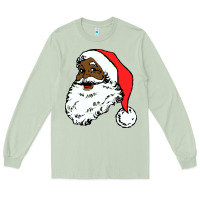 Matcha black santa claus christmas Long Sleeve Tee - linhVisuals