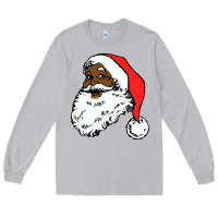 Moon Dust black santa claus christmas Long Sleeve Tee - linhVisuals