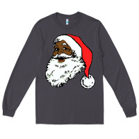 Smoke black santa claus christmas Long Sleeve Tee - linhVisuals