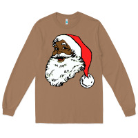 Toasted Coconut black santa claus christmas Long Sleeve Tee - linhVisuals