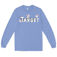 Colony Blue target team 3D Long Sleeve Tee - linhVisuals