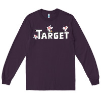 Plum target team 3D Long Sleeve Tee - linhVisuals