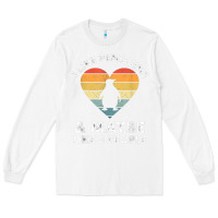 White i like penguins and 3 people vintage Long Sleeve Tee - linhVisuals