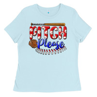 Baby Blue pitch please Ladies Tee - BundleAndBundleShop