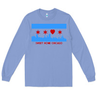 Colony Blue sweet home chicago Long Sleeve Tee - linhVisuals