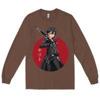 Chestnut Sword art online -kirito Long Sleeve Tee - linhVisuals