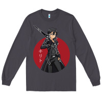 Smoke Sword art online -kirito Long Sleeve Tee - linhVisuals
